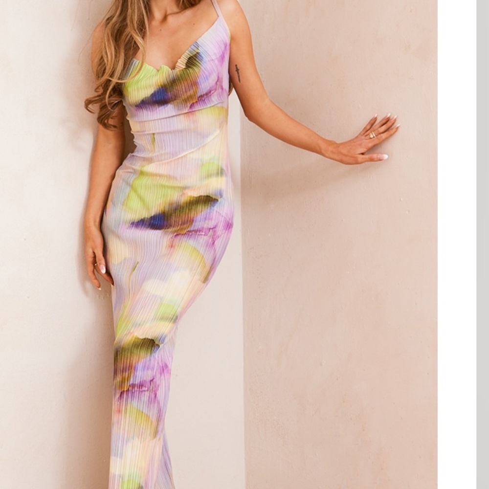 New multicolored dress